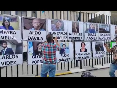 URGENTE PERIODISTAS JUECES FISCALES ACTIVISTAS  EXILIADOS POR LA DICTADURA DEL GOBIERNO DE GUATEMALA