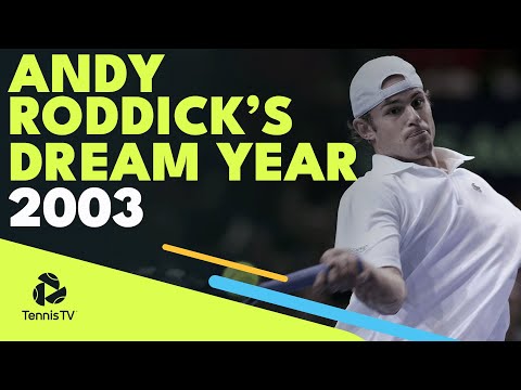 First Masters 1000 Title, US Open Champion & World No.1 | 2003: Andy Roddick's Dream Tennis Year!