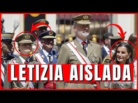 Letizia Ortiz COMPLETAMENTE AISLADA y SOLA por PETICIÓN EXPRESA de Felipe VI por Leonor