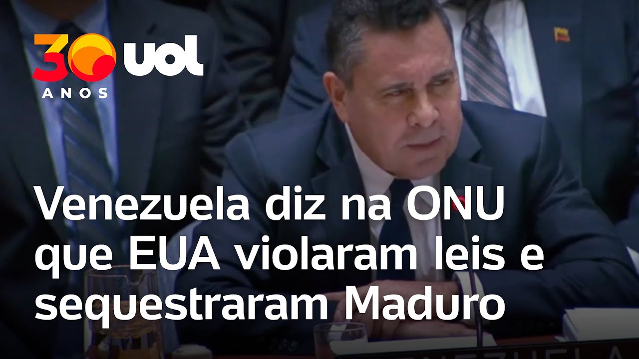 Venezuela denuncia na ONU que EUA violaram leis e sequestraram Maduro e esposa veja vídeo TV Online Venezuela denuncia na ONU que EUA violaram leis e sequestraram Maduro e esposa veja vídeo