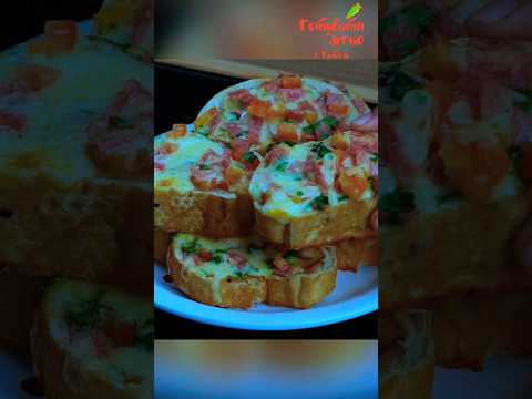 Don't throw bread away anymore, make this stuffed pizza. A quick and easy snack