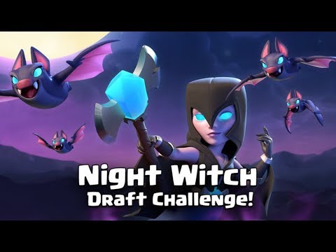 Night Witch Challenge Live! Clash Royale