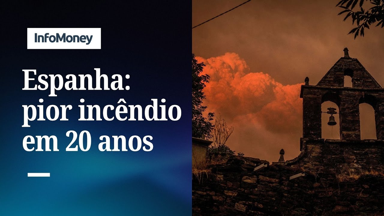 Espanha Incêndios afetam rota histórica do Caminho de Santiago | InfoMoney News