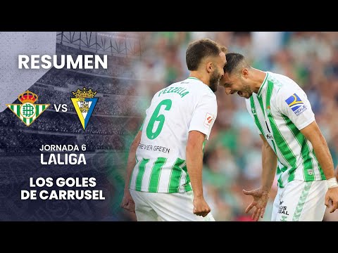 ¡Guido rescata un punto ante un gran Cádiz! Resumen de goles del Real Betis 1 - 1 Cádiz