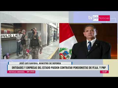 Noticias Mediodía | José Luis Gavidia, ministro de Defensa - 14/05/2022