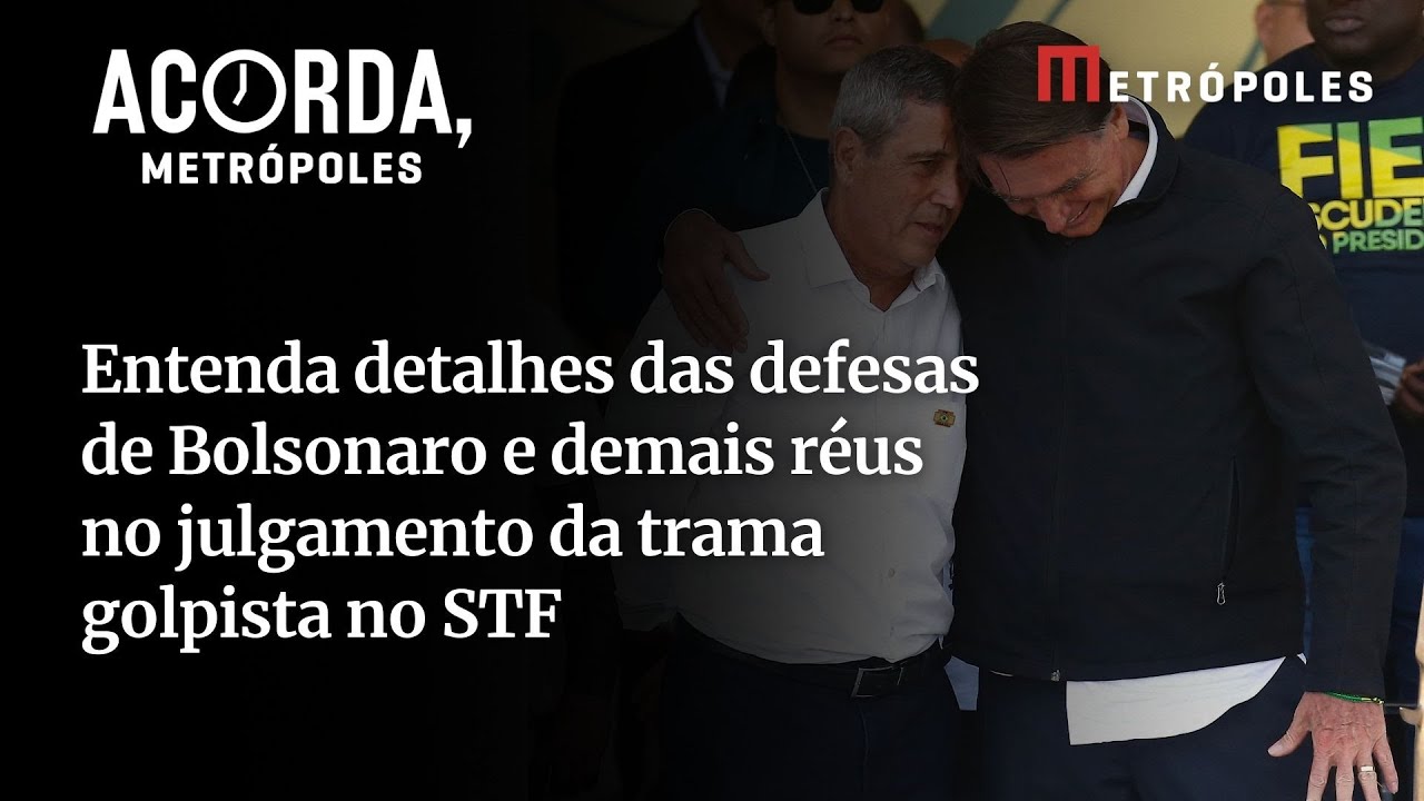 Entenda detalhes das defesas de Bolsonaro e demais réus no julgamento da trama golpista no STF