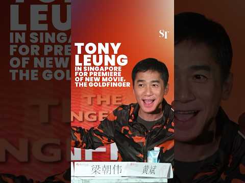 Actor Tony Leung in Singapore for premiere of his new movie