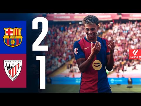 FC BARCELONA 2 vs 1 ATHLETIC CLUB | LALIGA 2024/25 MD02