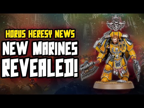 NEW HORUS HERESY MARINES REVEALED! NEW SIGISMUND BOOK! GLORIOUS!