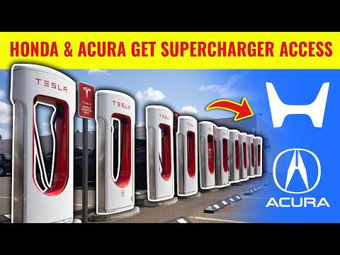 We Now Have a Date & Details For Honda & Acura's Tesla Supercharger Access