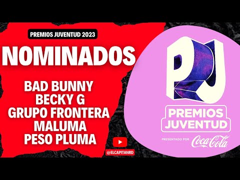 Premios Juventud 2023 con Bad Bunny, Peso Pluma y Grupo frontera como los mas nominados