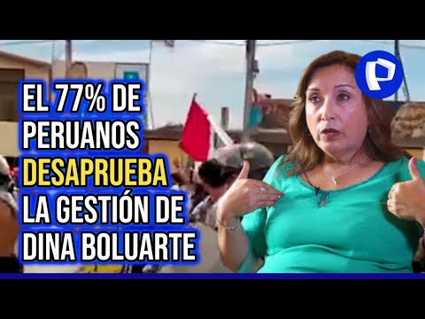 Dina Boluarte: sólo un 5% de la población confía en su capacidad para gobernar