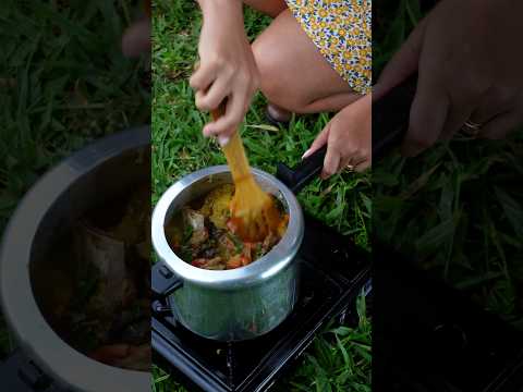 Cooking outdoors ASMR - This turned out delicious!
