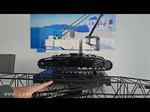 CSMI :Part 7 RC 1/14 crawler crane under carriage  Functions explained.Weight 95 kgs