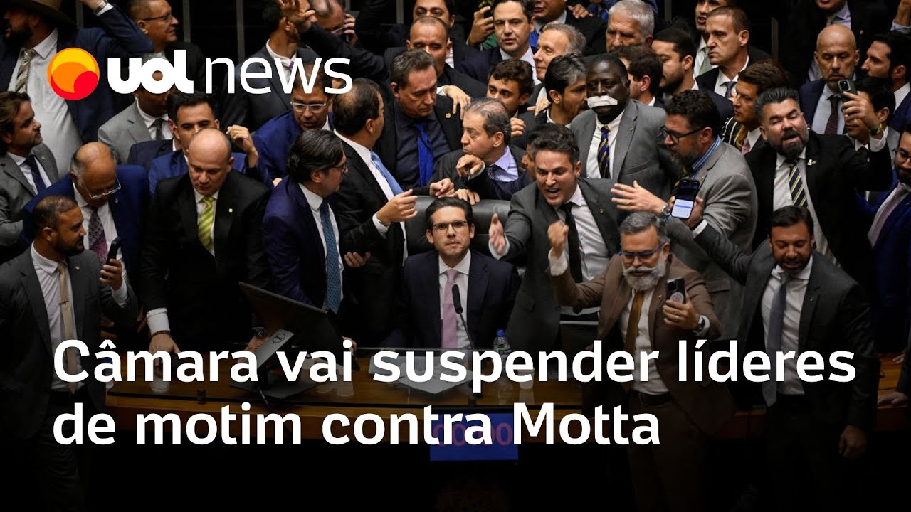 Câmara vai suspender líderes de motim contra Motta e censurar Nikolas e Sóstenes Cavalcante