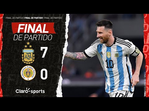 Argentina (7-0) Curazao | Resumen Final | Fútbol Amistoso Internacional