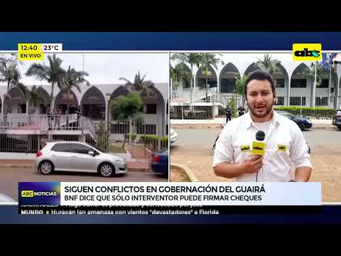 Siguen los conflictos en gobernación del Guairá