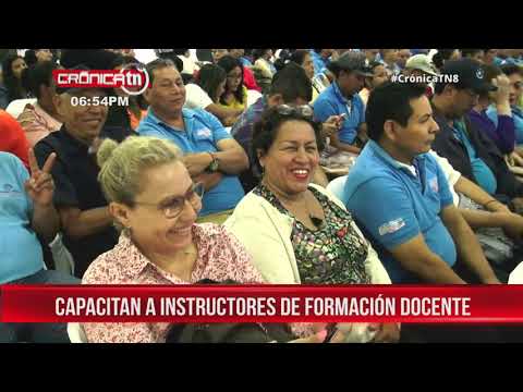 Inician en Nicaragua capacitaciones a instructores de formación técnica