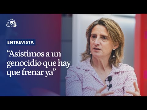 Teresa Ribera: Estamos asistiendo a un genocidio del pueblo palestino que hay que frenar ya