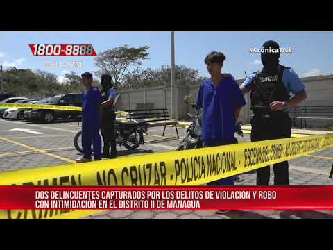 Capturan a Rabito y a El Renco, delincuentes violadores de Managua - Nicaragua