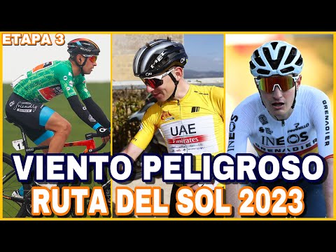 RESUMEN ETAPA 3  RUTA del SOL 2023  Protagonismo del VIENTO