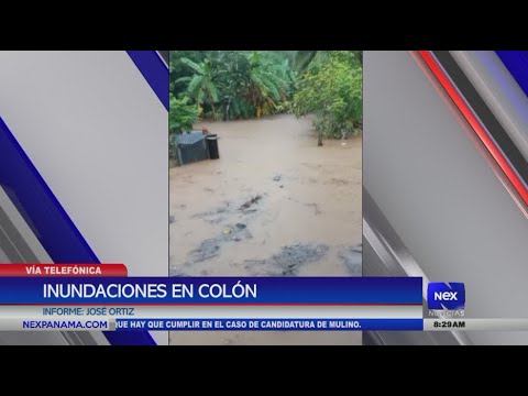 Inundaciones en Nombre de Dios en la provincia de Colo?n