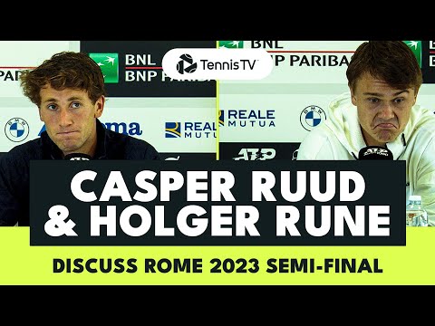 Holger Rune & Casper Ruud Break Down Rome 2023 Semi-Final 🗣️