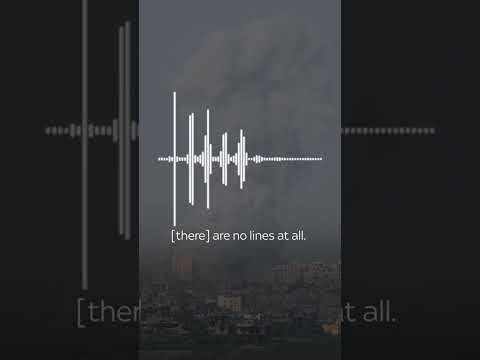 Voice note on life in Gaza after bombings