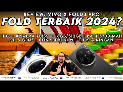 Kencang, Irit, Tipis, Ringan: Smartphone Foldable Terbaik 2024? REVIEW vivo X Fold3 Pro Indonesia