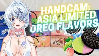 【Handcam: Trying Asia Limited Oreos!】SHINY OREO FLAVORS I'VE NEVER SEE