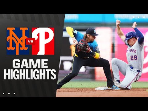 Mets vs. Phillies Game Highlights (6/20/25) | MLB Highlights