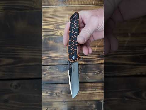 8.4in Folding Knife AUS-8 Steel Blade, G10 Handle with Anti-Slip Texture, Ball Bearing Pivot