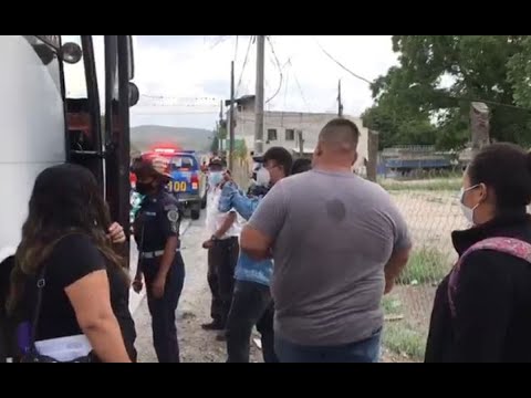 Asalto a mano armada a un bus del transporte público en El Progreso