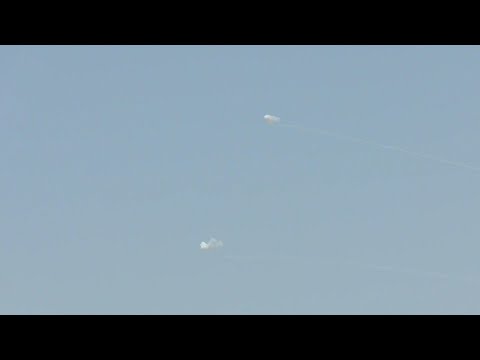 Rockets launched towards Israel, and smoke billows over Gaza | AFP