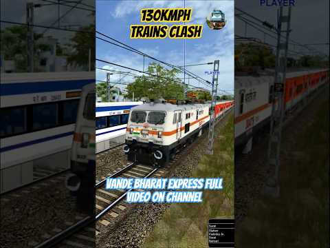 HIGH SPEED TRAINS CROSSING 🔥🚂 #dewanshchaturvedi #trainsim #gaming #train #indianrailways