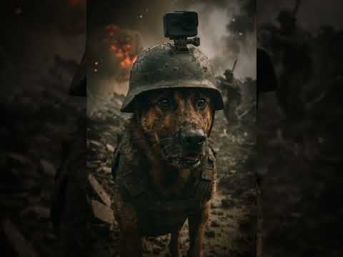 “First-Person War Dog POV — Running Through Fire and Fear 🐺🔥 | Cinematic Realism AI Short” 1