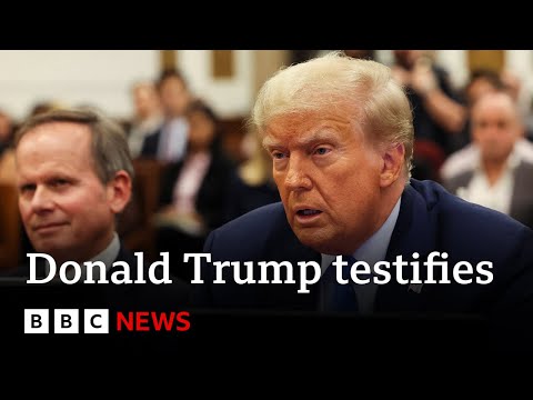 Donald Trump testifies in New York civil fraud trial - BBC News