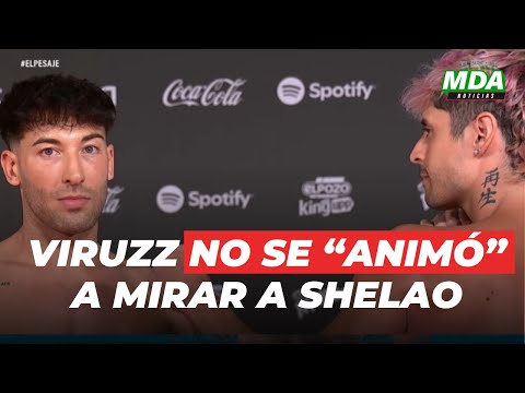 TENSIÓN en el PESAJE de SHELAO vs VIRUZZ: “No se ANIMÓ a MIRARME a los OJOS”