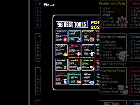 96 BEST AI TOOLS FOR 2025 #aitalks #top5aitools #boostyourbusiness