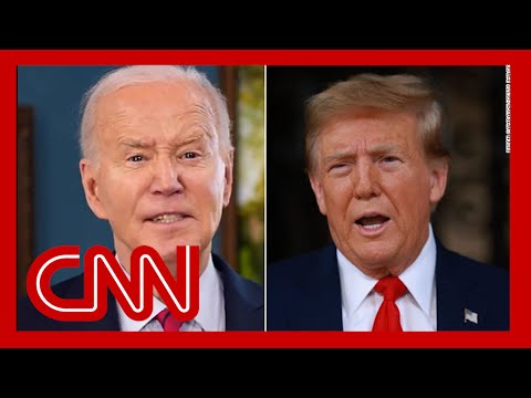 Trump responds to Biden's debate challenge