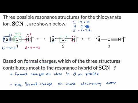 Formal charges to distinguish between nonequivalent resonance structures