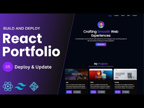 Build And Deploy a Personal Portfolio with React and TailwindCSS - Part 5