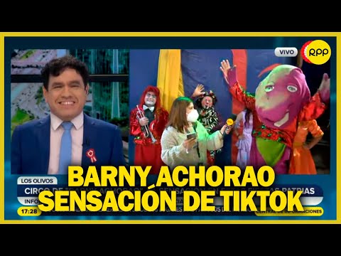 El circo del “Barney achorao” que es viral en Tiktok