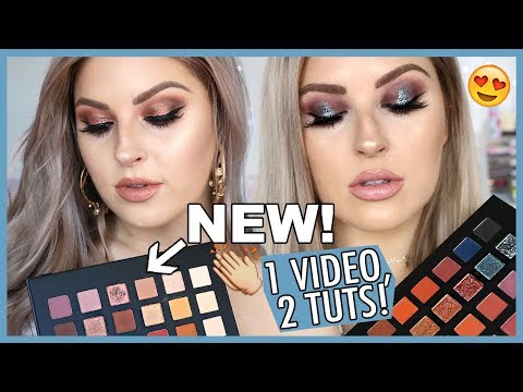 TWO Makeup Tutorials! ? HUGE Affordable Eyeshadow Palette Haul & Swatches!