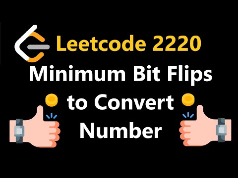 Minimum Bit Flips to Convert Number - Leetcode 2220 - Python