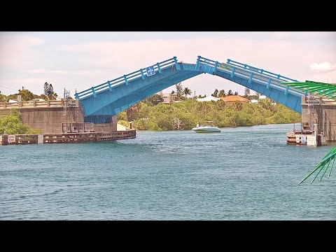 🔴 LIVE  Intracoastal Waterway Venice Nokomis Florida at Pop's Sunset Grill