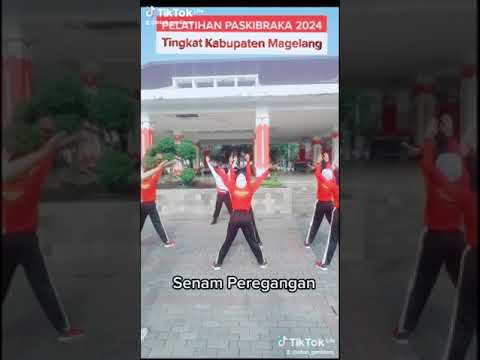 TURUN Pelan: Senam Peregangan Capaskibraka 2024 Kab. Magelang.
