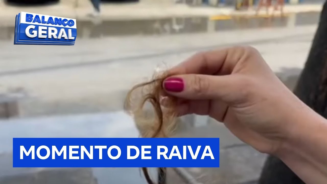 Barbeiro ataca três mulheres no meio da rua e corta o cabelo delas com máquina
