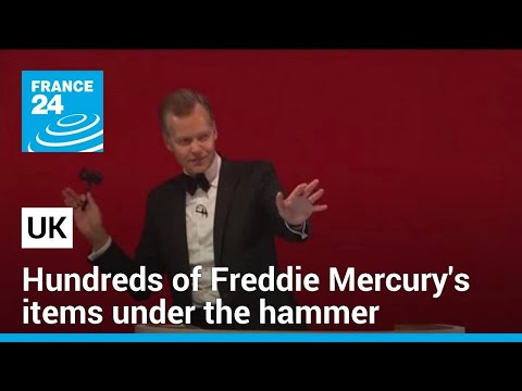 Freddie Mercury auction: Prized piano & 'Bohemian Rhapsody' draft sold for $2 million • FRANCE 24