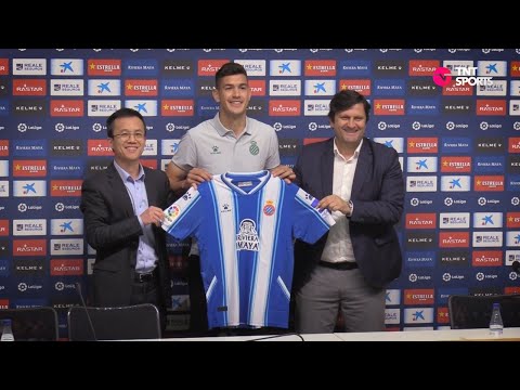 ¡LA PRESENTACIÓN DE CÉSAR MONTES CON EL ESPANYOL DE BARCELONA!